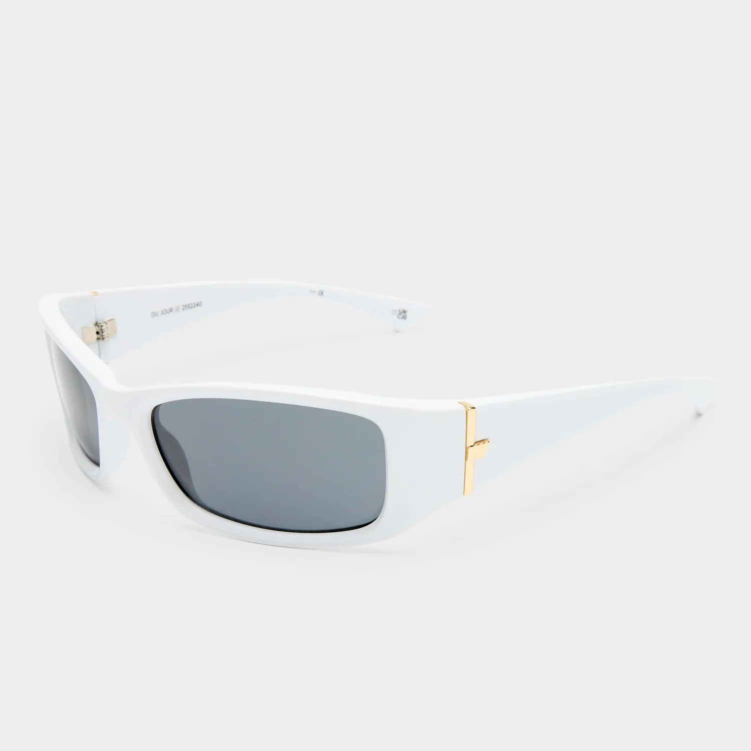 Le Specs Du Jour occhiale da sole optic white avvolgente