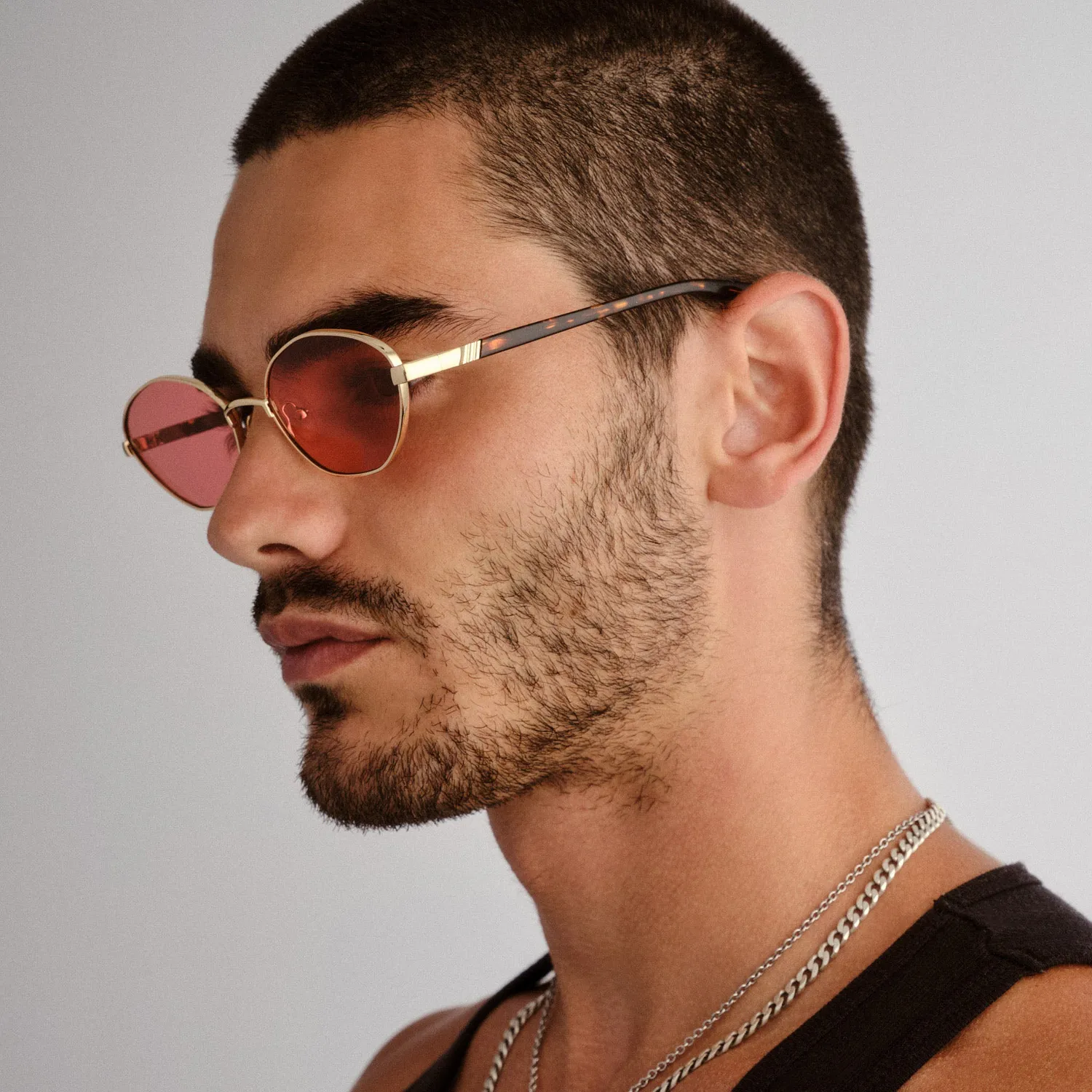 Le Specs Le Bebe occhiale da sole oro ovali