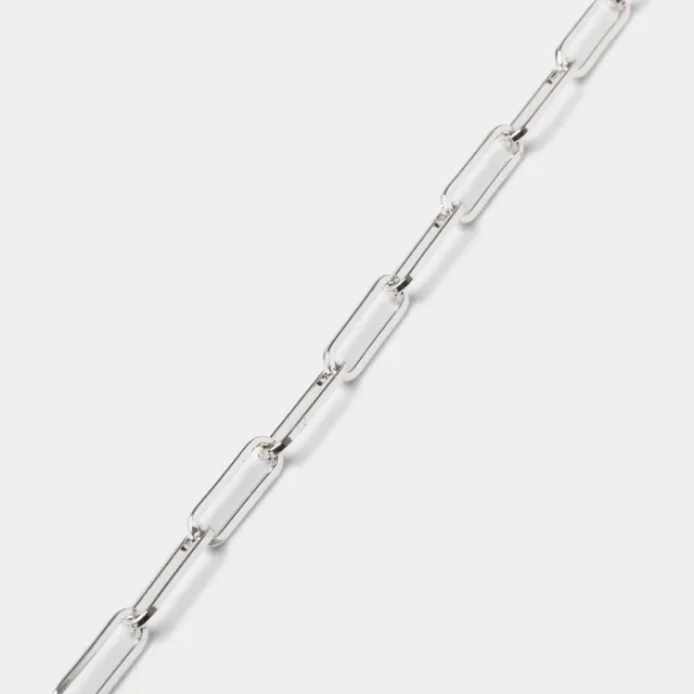 Le Specs Bold Link catenella occhiali argento metallo