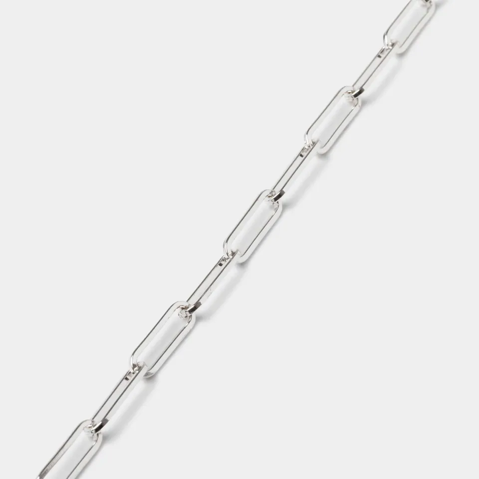 Le Specs Bold Link catenella occhiali argento metallo