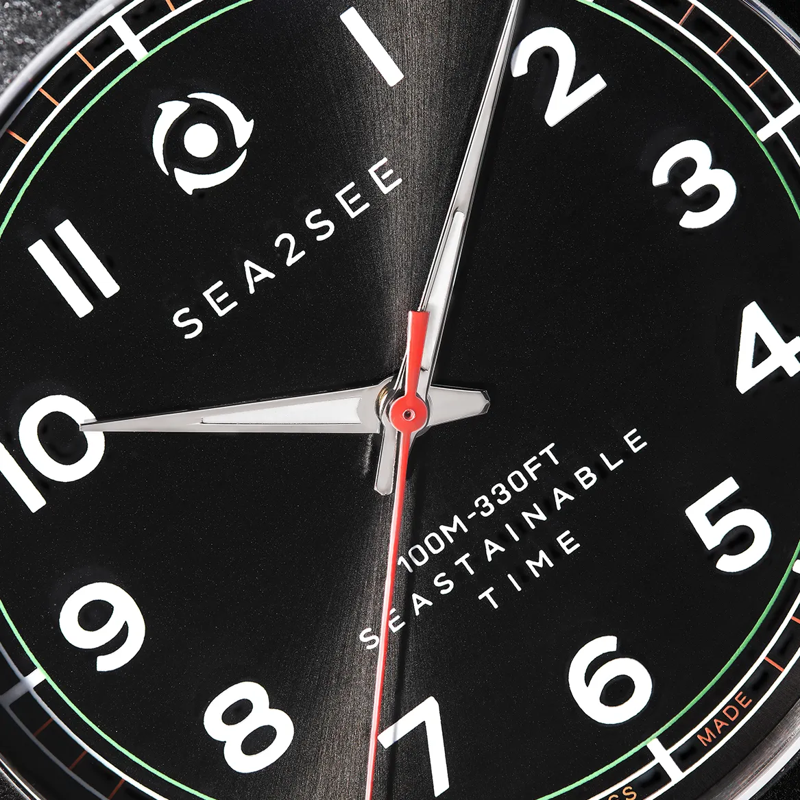 Sea2See Montecarlo 01 orologio nero 41 mm