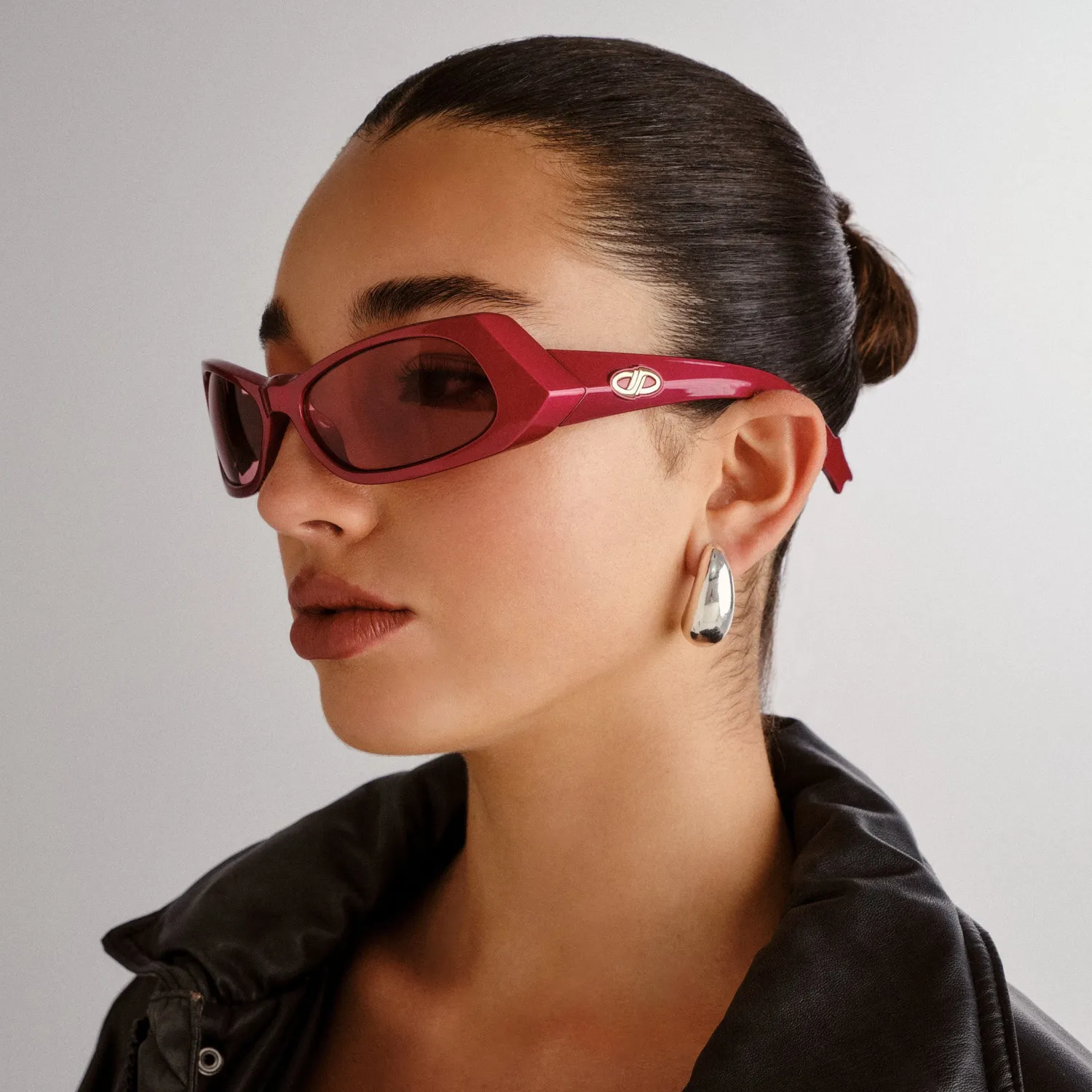 Le Specs Spaceman occhiale da sole galactic magenta avvolgente