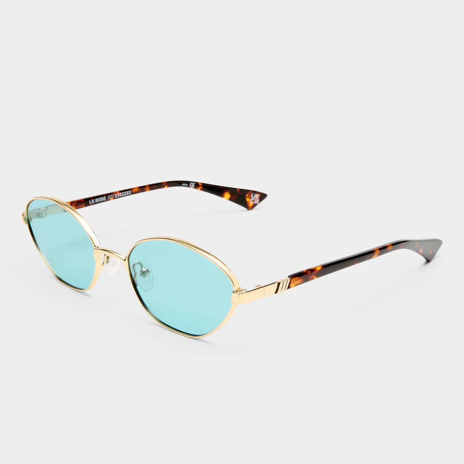 Le Specs Le Bebe occhiali da sole oro aqua mono