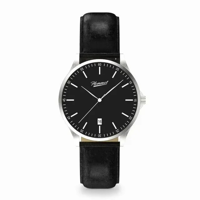 Hemmet H Watch Series 2 orologio nero pelle