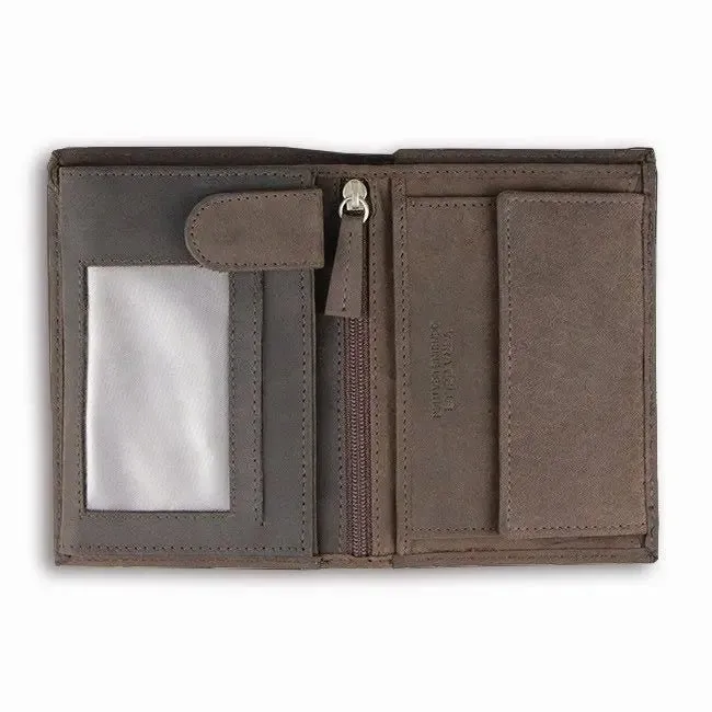 Hemmet Adventurer Large portafoglio pelle testa di moro