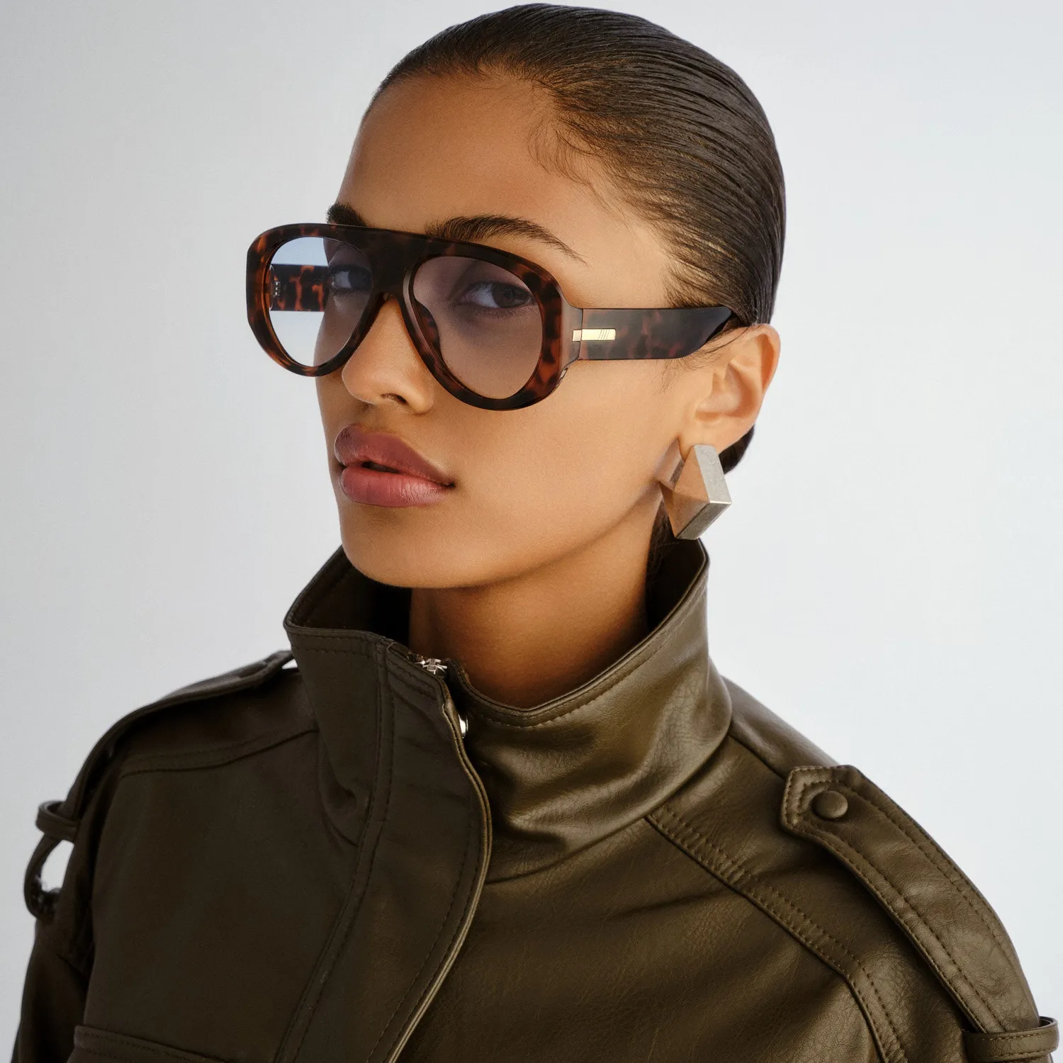 Le Specs Dream Boat occhiali sole tartarugati sfumati