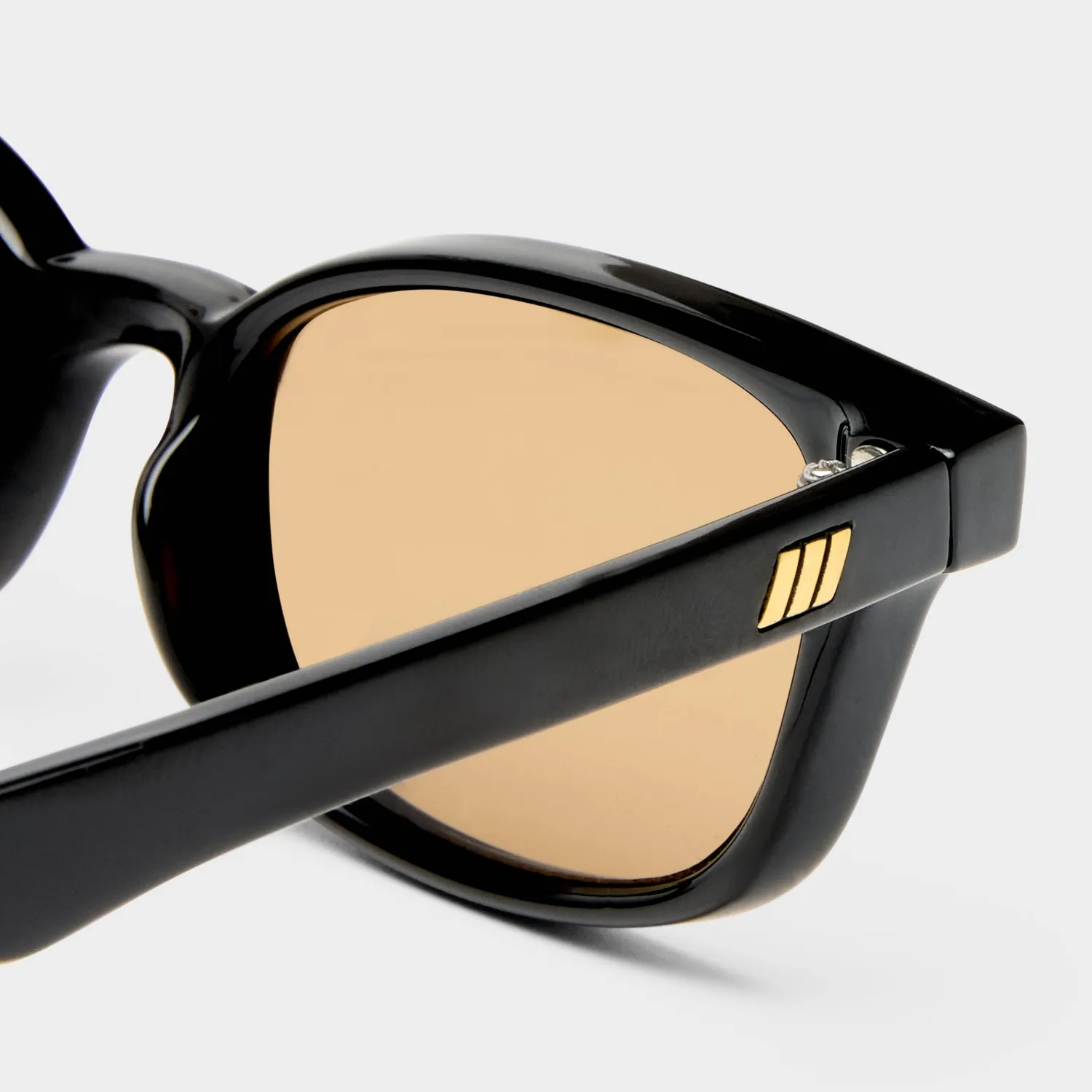 Le Specs Echelon occhiali da sole nero rettangolare
