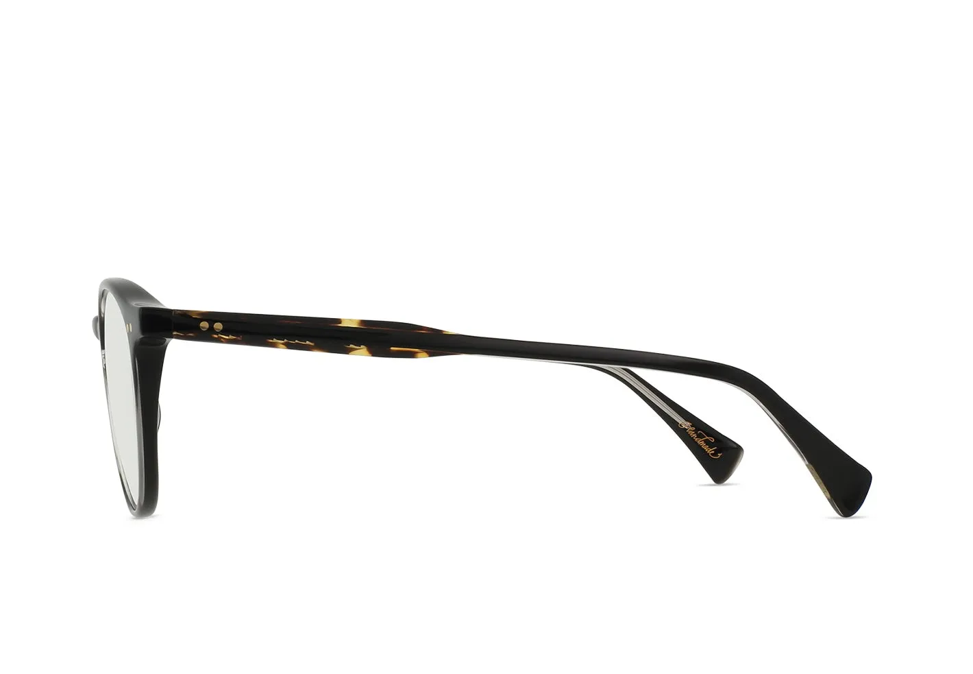 Raen Nevill Crystal Black Clear montatura da vista 50 ovale