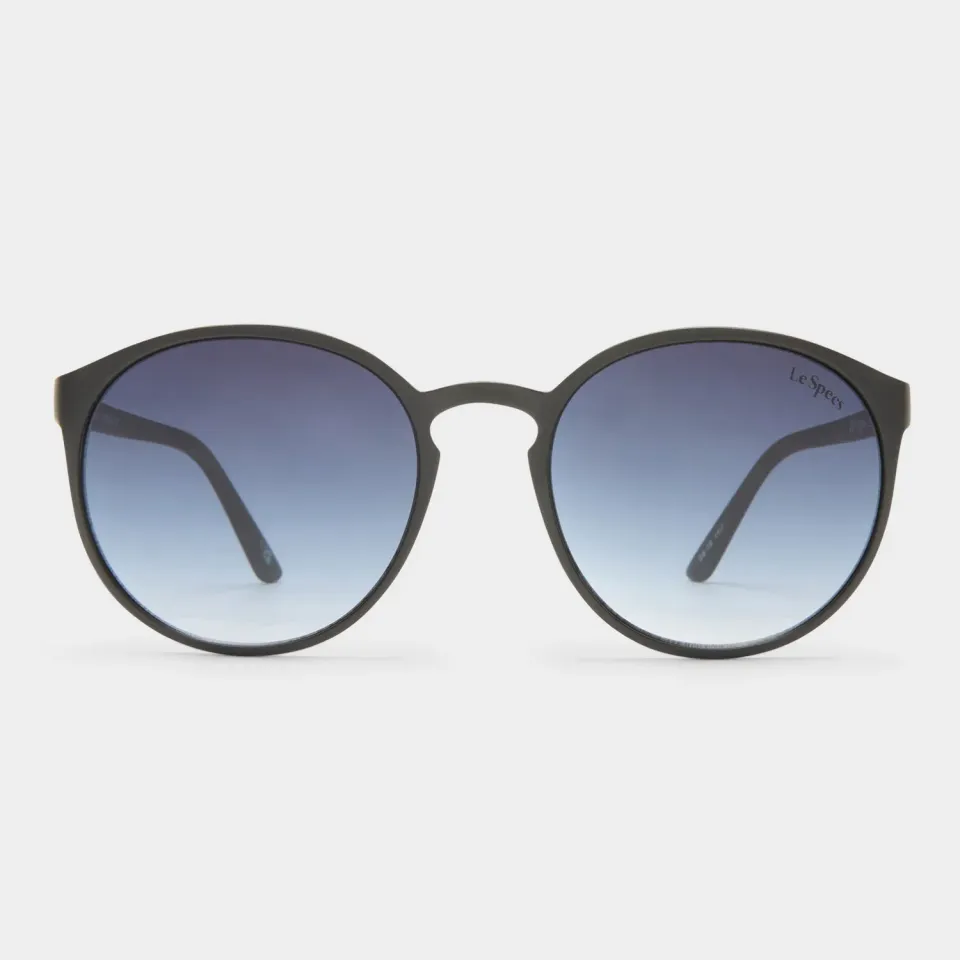 Le Specs Swizzle occhiali da sole tondi nero opaco