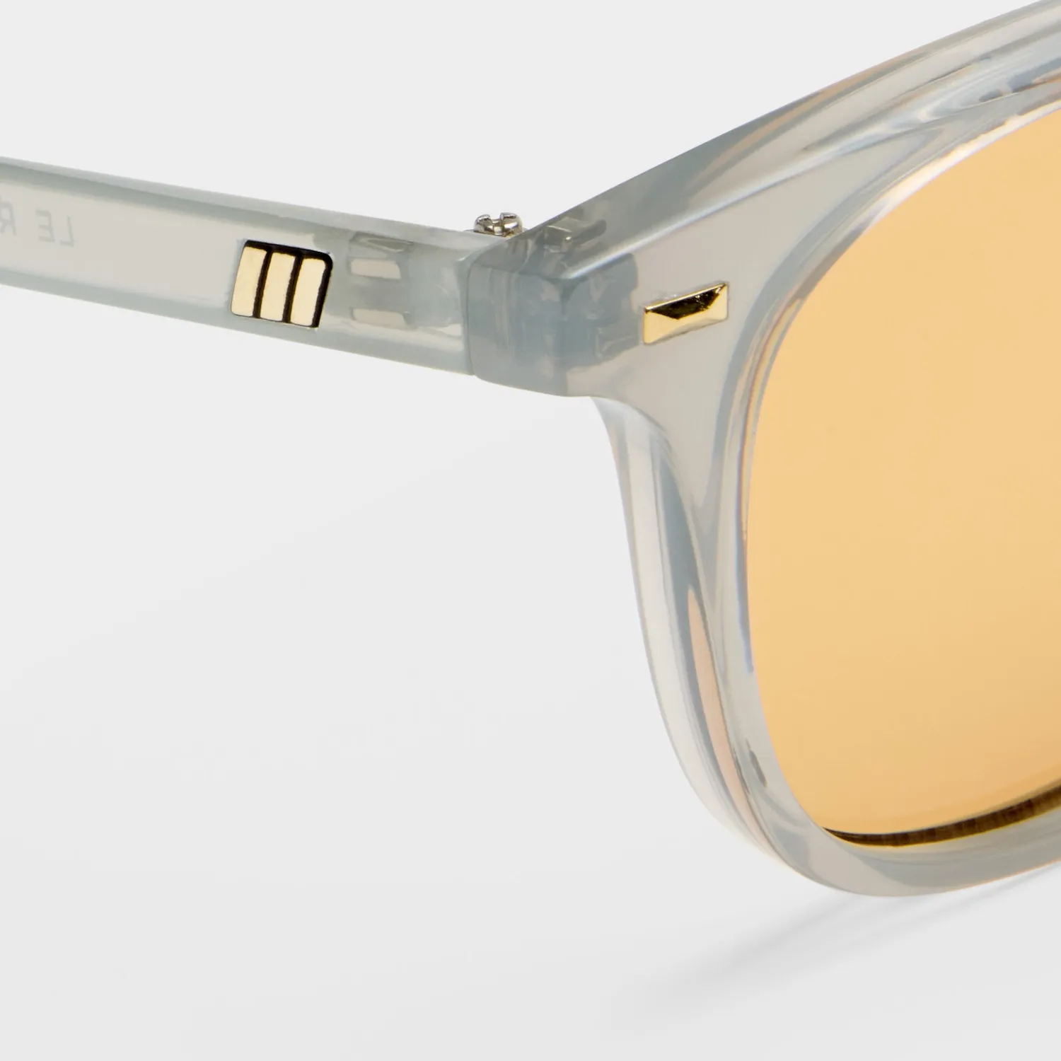 Le Specs Le Resolu occhiali da sole cloud lenti gialle