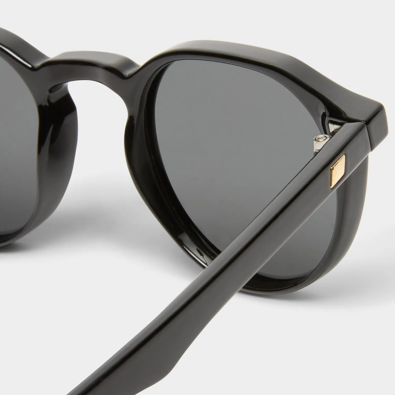 Le Specs Galavant occhiali da sole nero tondo polarizzato