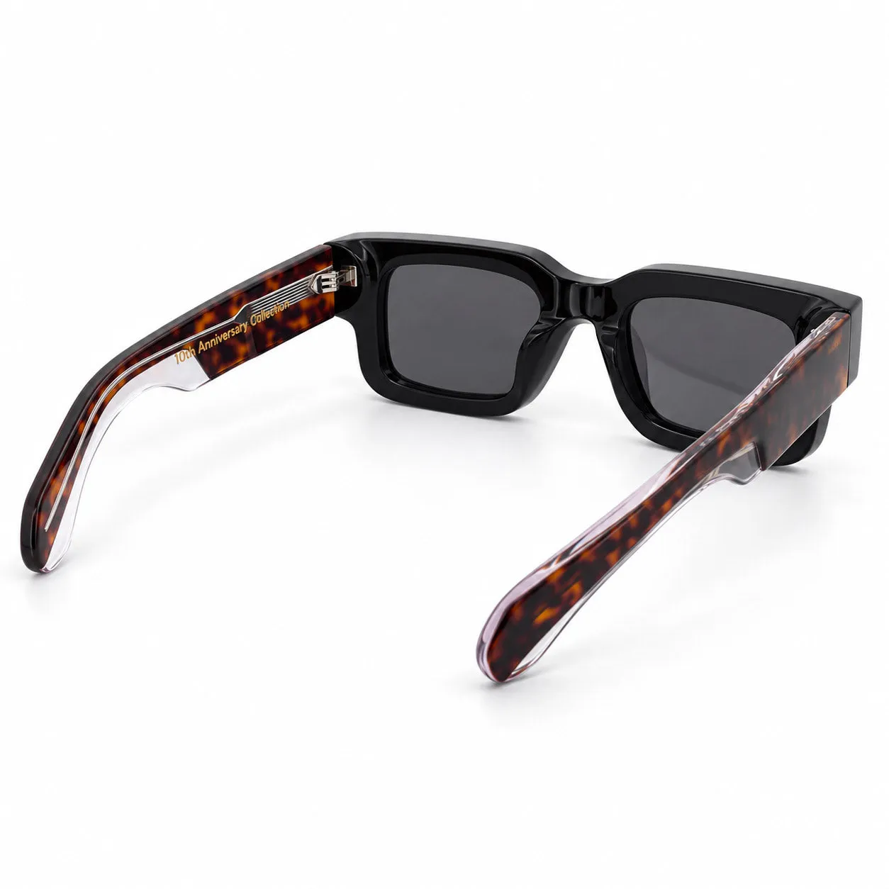 Hemmet 10th Anniversary H01 occhiale da sole nero tartarugato