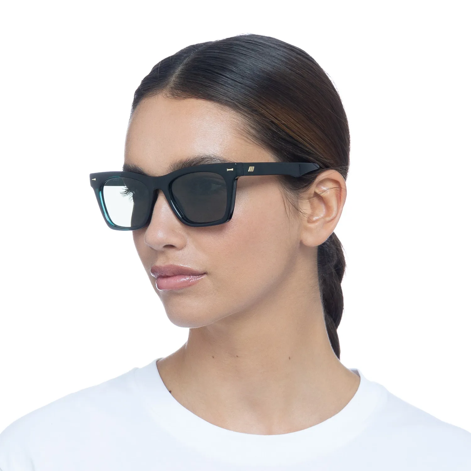Le Specs Chante occhiale da sole verde bottiglia