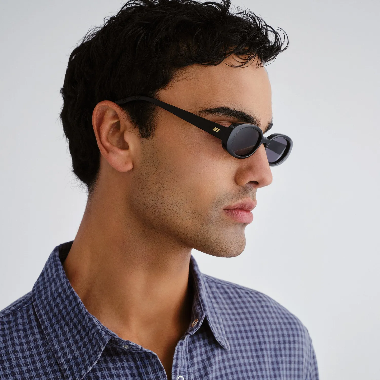 Le Specs Outta Love occhiali da sole nero ovali