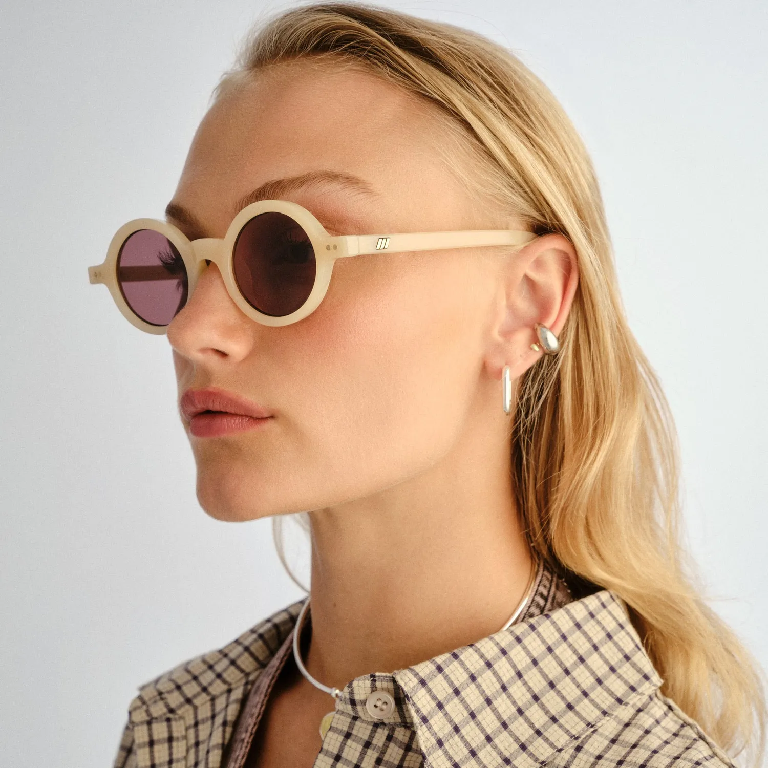 Le Specs Sycophantic occhiale da sole burro lente marrone