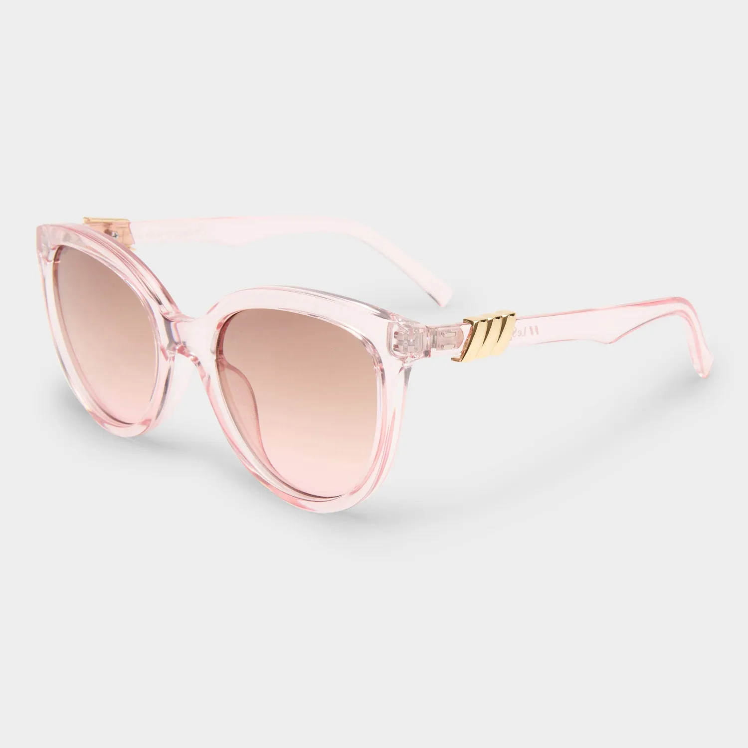 Le Specs The Muse occhiali da sole rosa rotondi