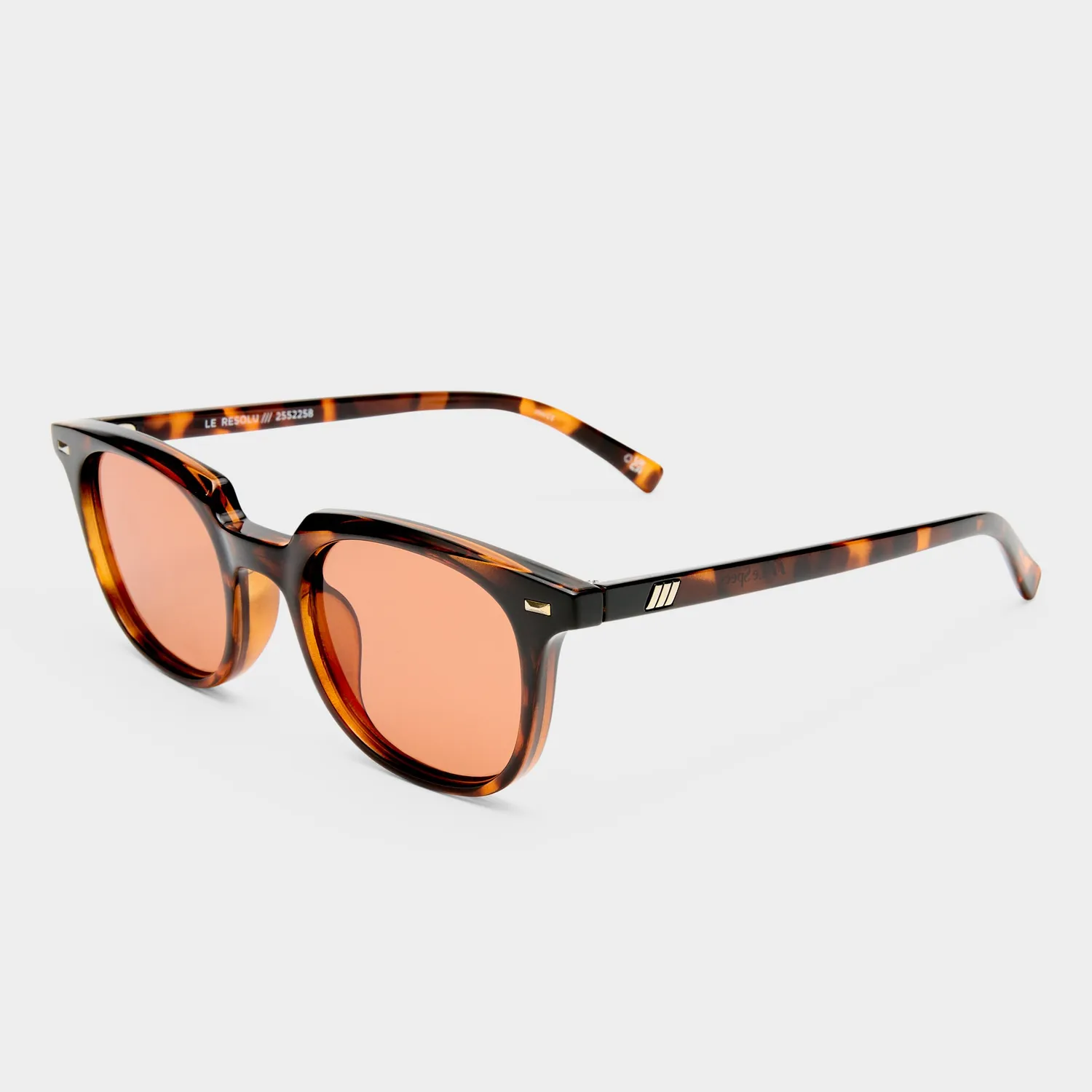 Le Specs Le Resolu occhiale da sole tartaruga lente cannella