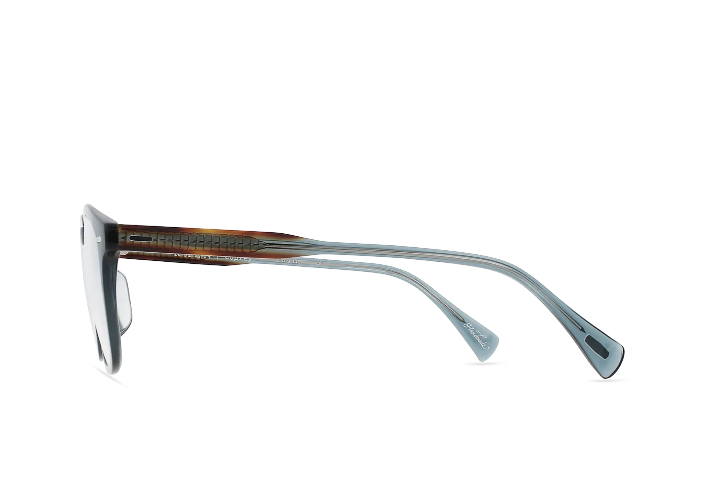 Raen Copley 51 montatura da vista Absinthe Clear acetato leggero