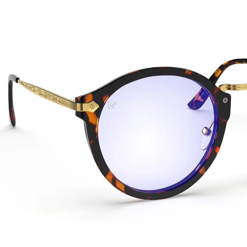 Hemmet Vintage Raider B+ montatura da vista oro luce blu