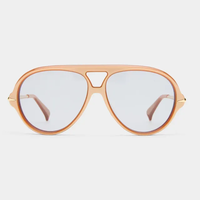 Le Specs Numero Once occhiale da sole champagne aviatore