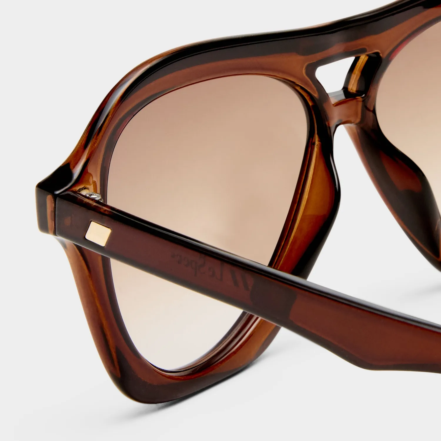 Le Specs Drizzle occhiale da sole cocoa aviatore