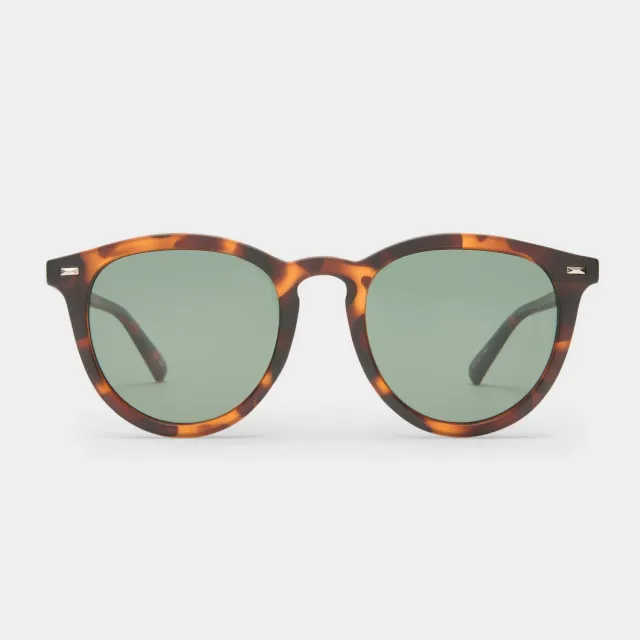 Le Specs Fire Starter occhiale sole tartaruga tondo