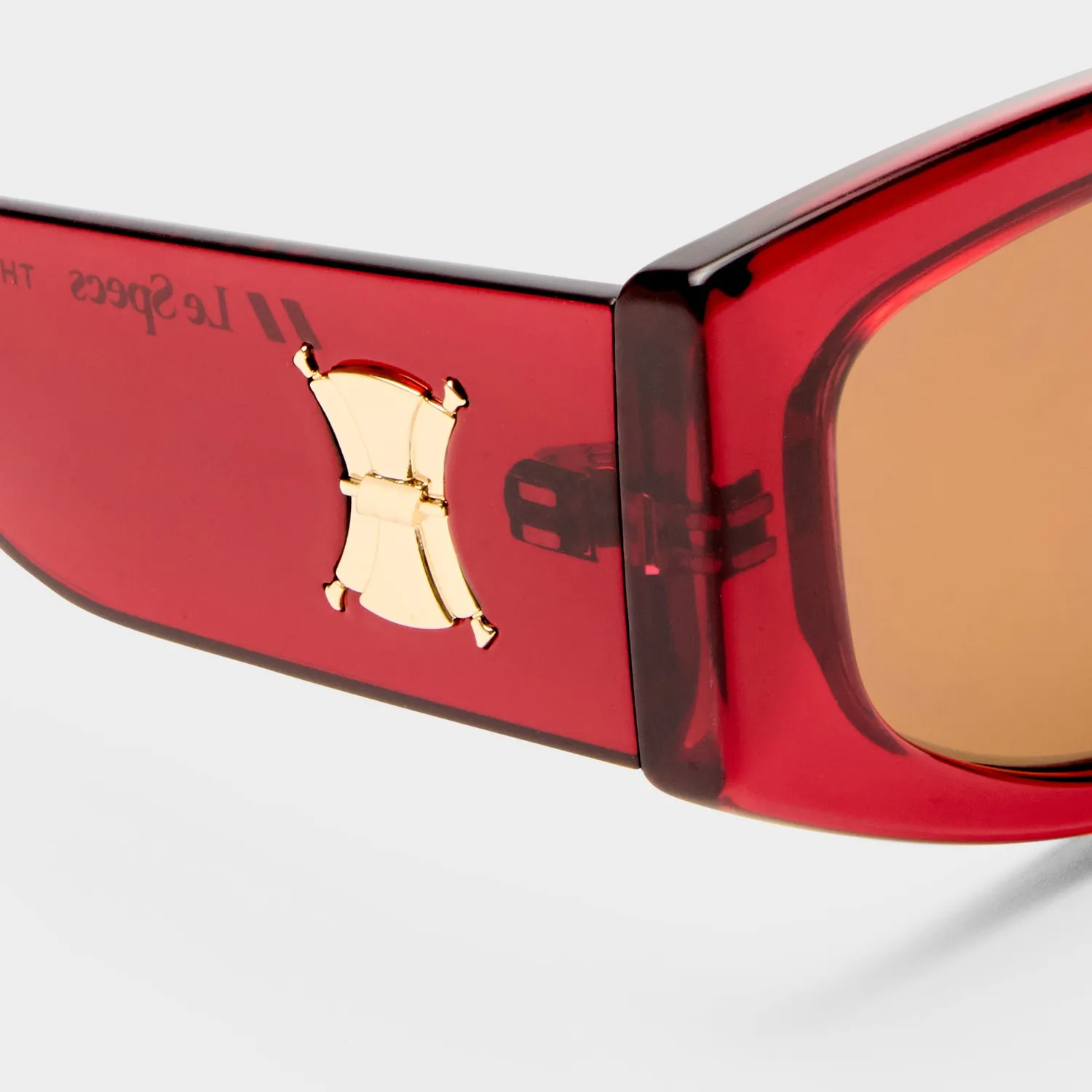 Le Specs The Haunting occhiali da sole cat-eye rosso specchio