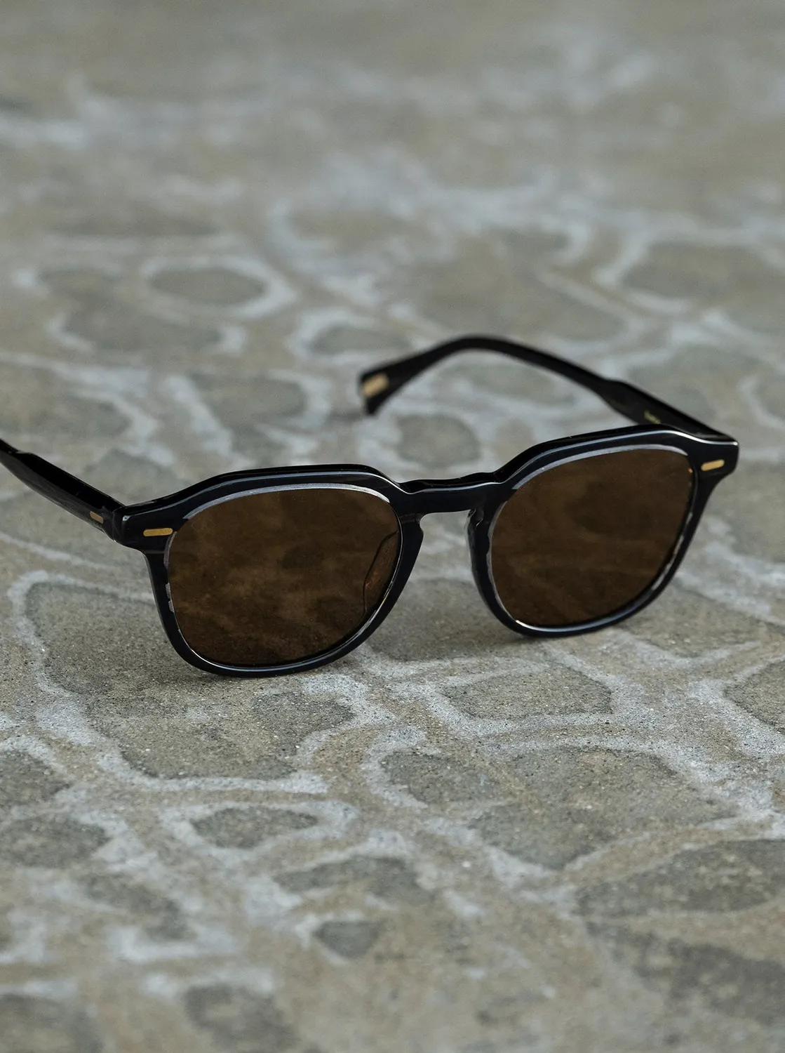 Raen Clyve occhiale da sole Recycled Black verde polarizzato 52