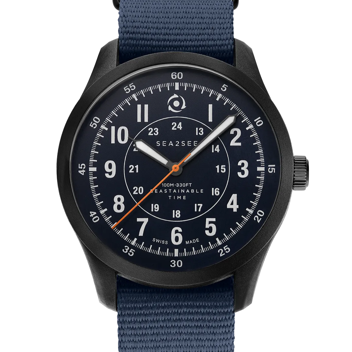 Sea2See Seal 03 orologio 41 mm blu