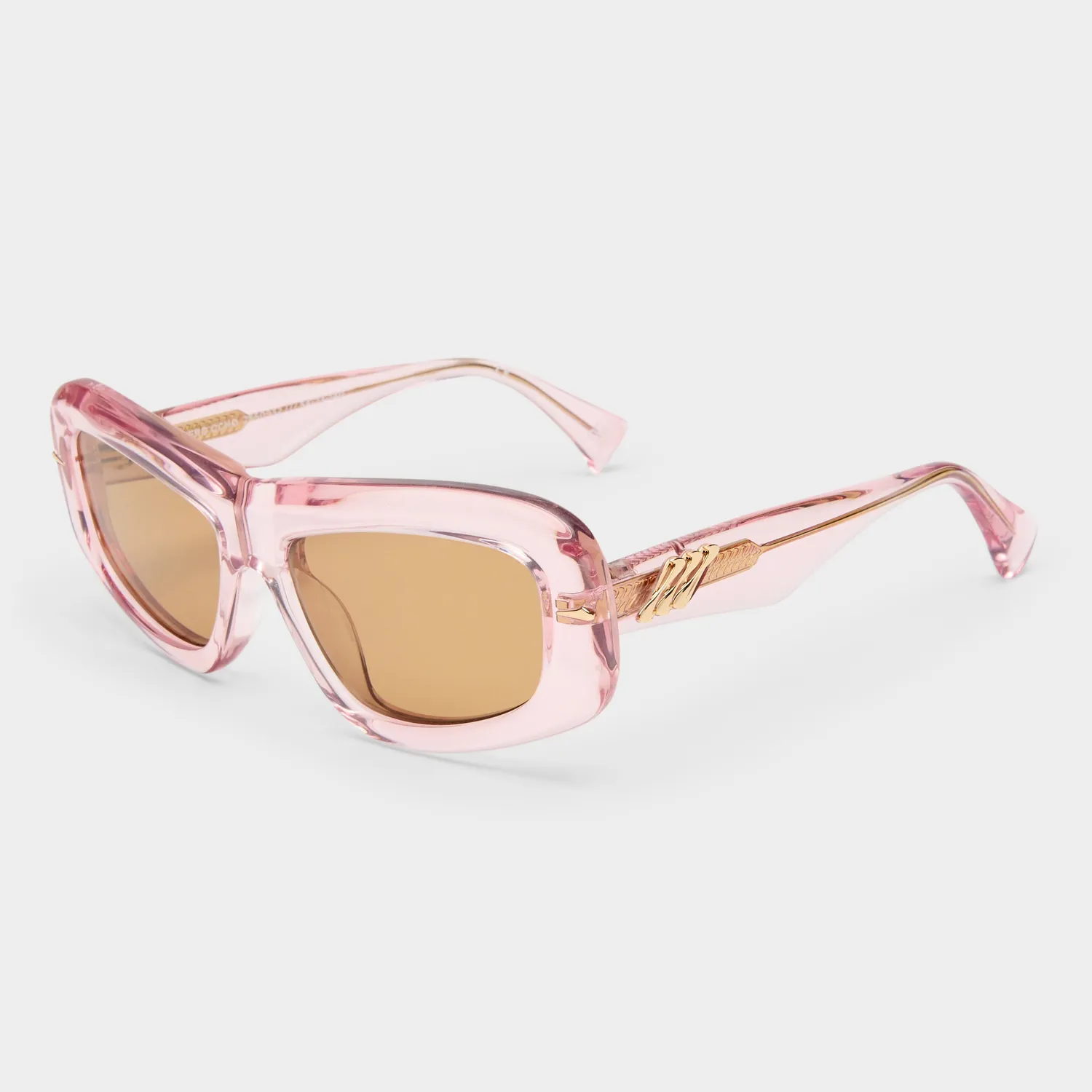 Le Specs Numero Ocho occhiale da sole pink salt scudo