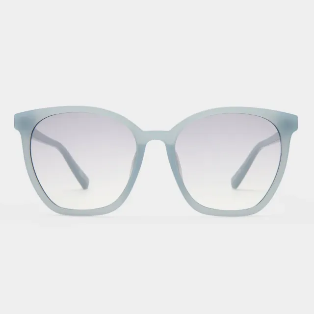 Le Specs Nirvana occhiale da sole denim cat-eye blu