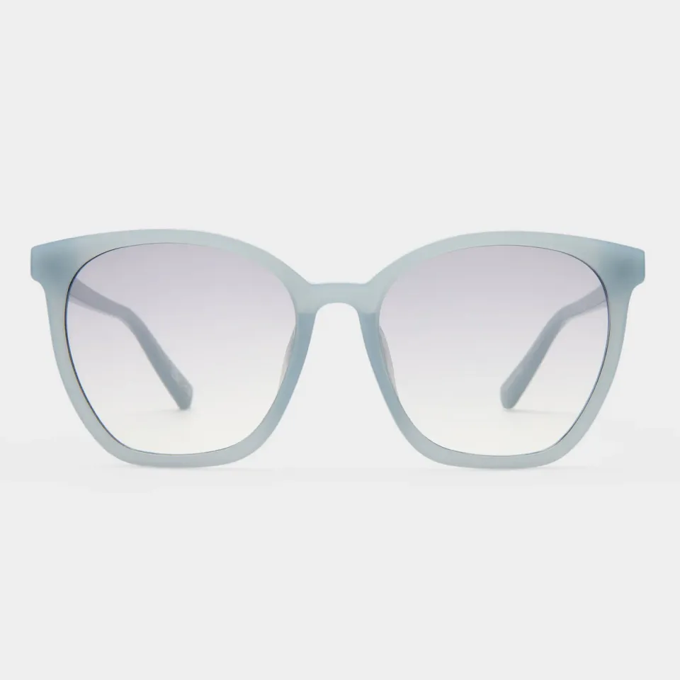 Le Specs Nirvana occhiale da sole denim cat-eye blu