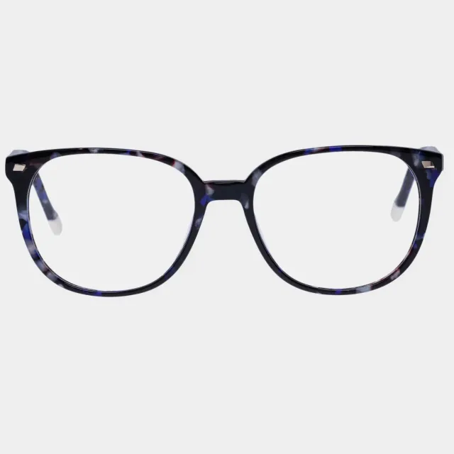 Le Specs Formentera montatura da vista blu tartarugata