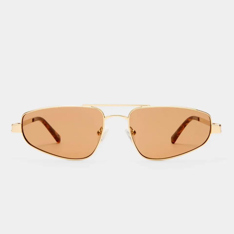 Le Specs Treasure occhiali da sole gold aviatore