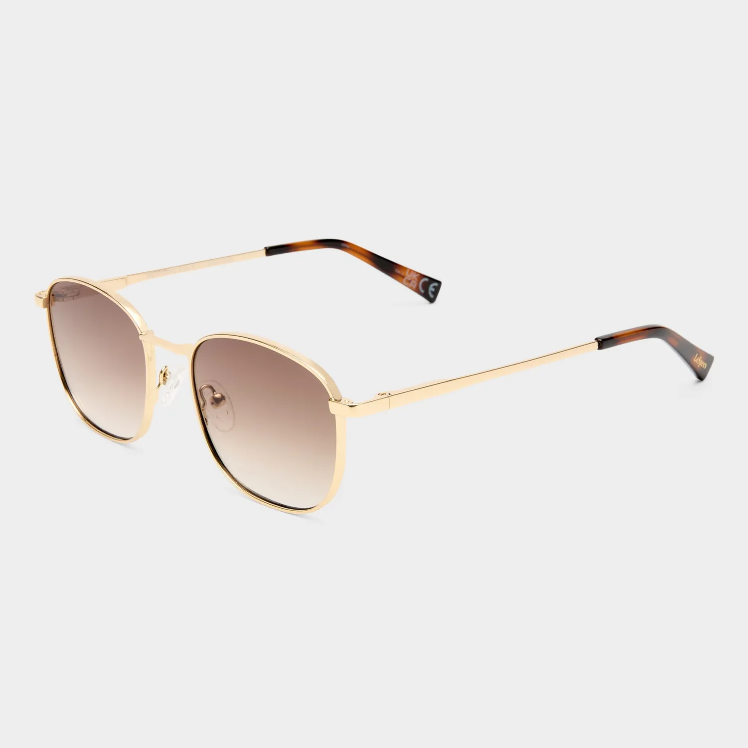 Le Specs Neptune Deux occhiale da sole oro marroni