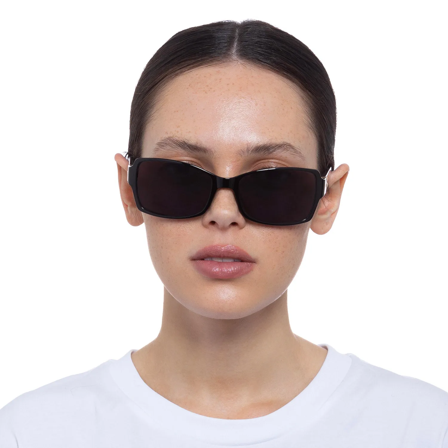 Le Specs Trance occhiale da sole nero avvolgente