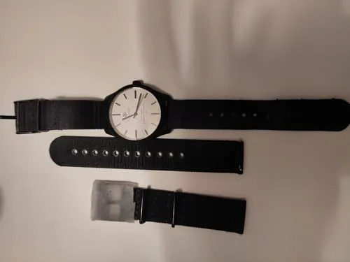 Sea2See cinturino orologio nero 20 mm RPET