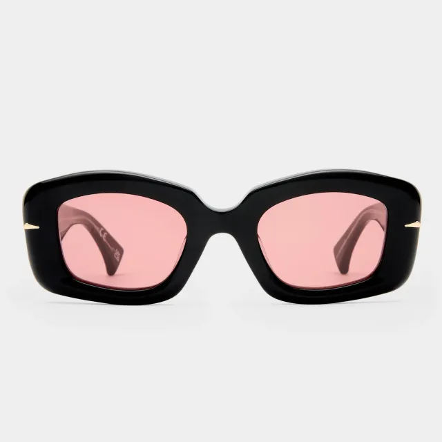 Le Specs Celestina occhiali da sole obsidian quadrati