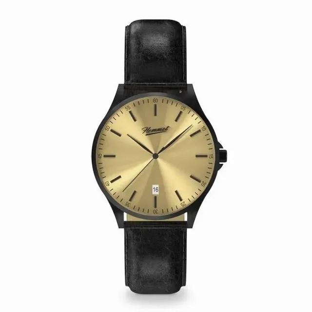 Hemmet H Watch Series 2 orologio nero pelle