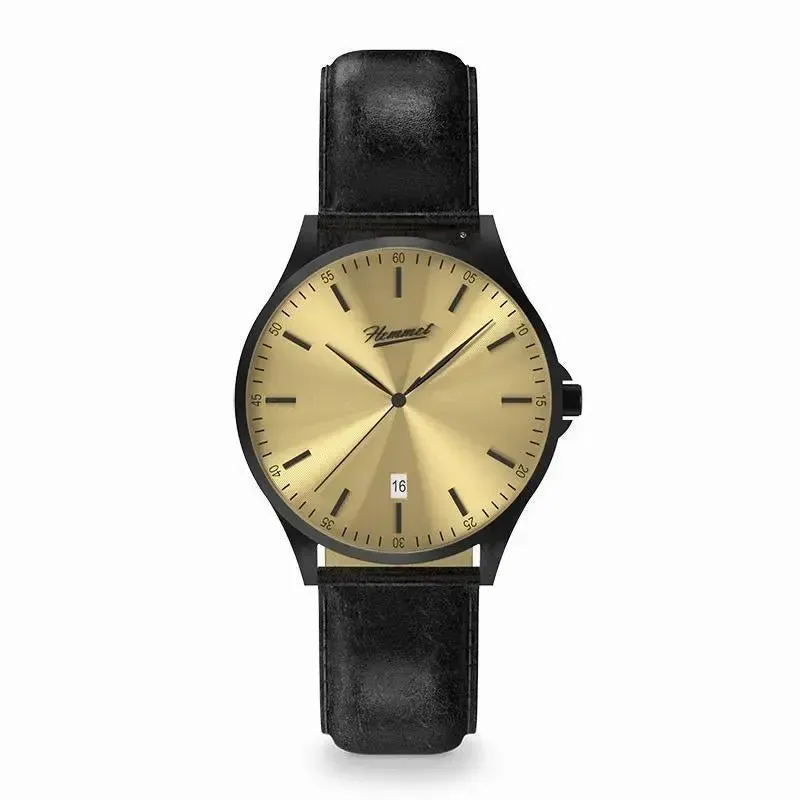 Hemmet H Watch Series 2 orologio nero pelle