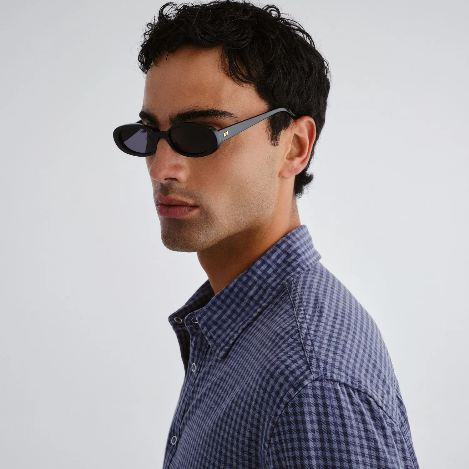 Le Specs Outta Love occhiali da sole nero ovali