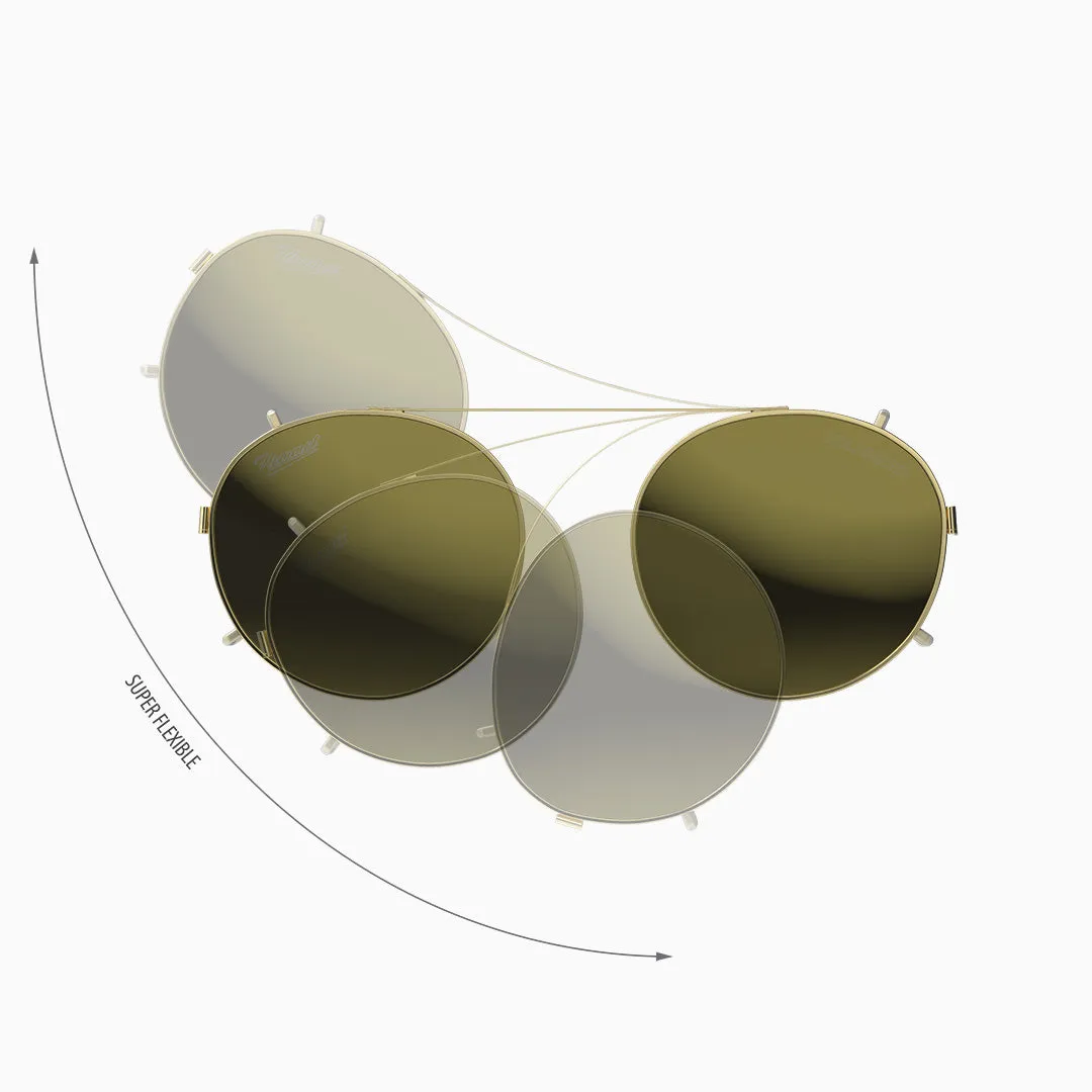 Hemmet Clip-on Serie 2 lenti polarizzate sole