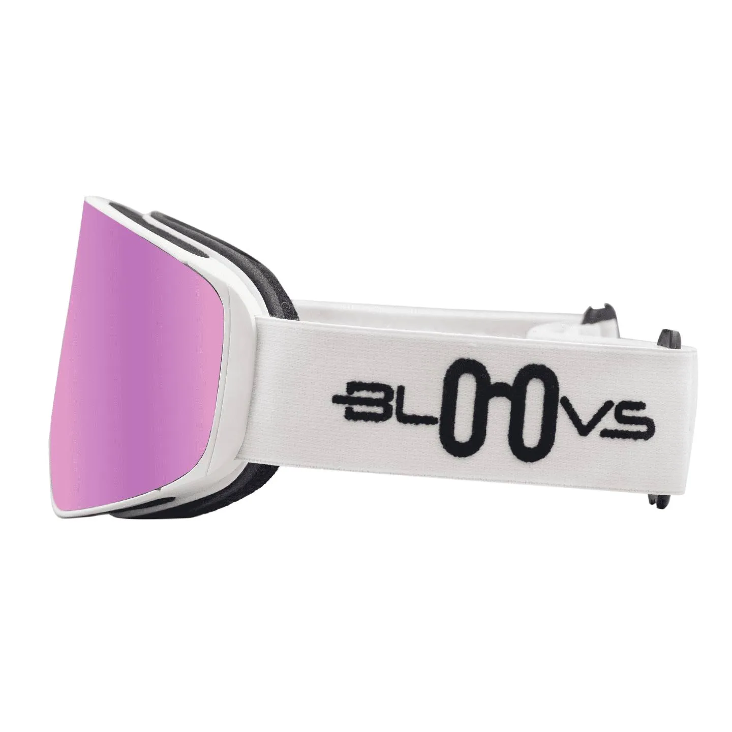 Bloovs Aspen maschera da sci viola bianco antiappannante