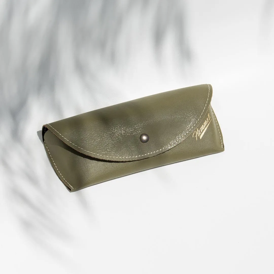 Hemmet Original Case custodia occhiali verde vegan