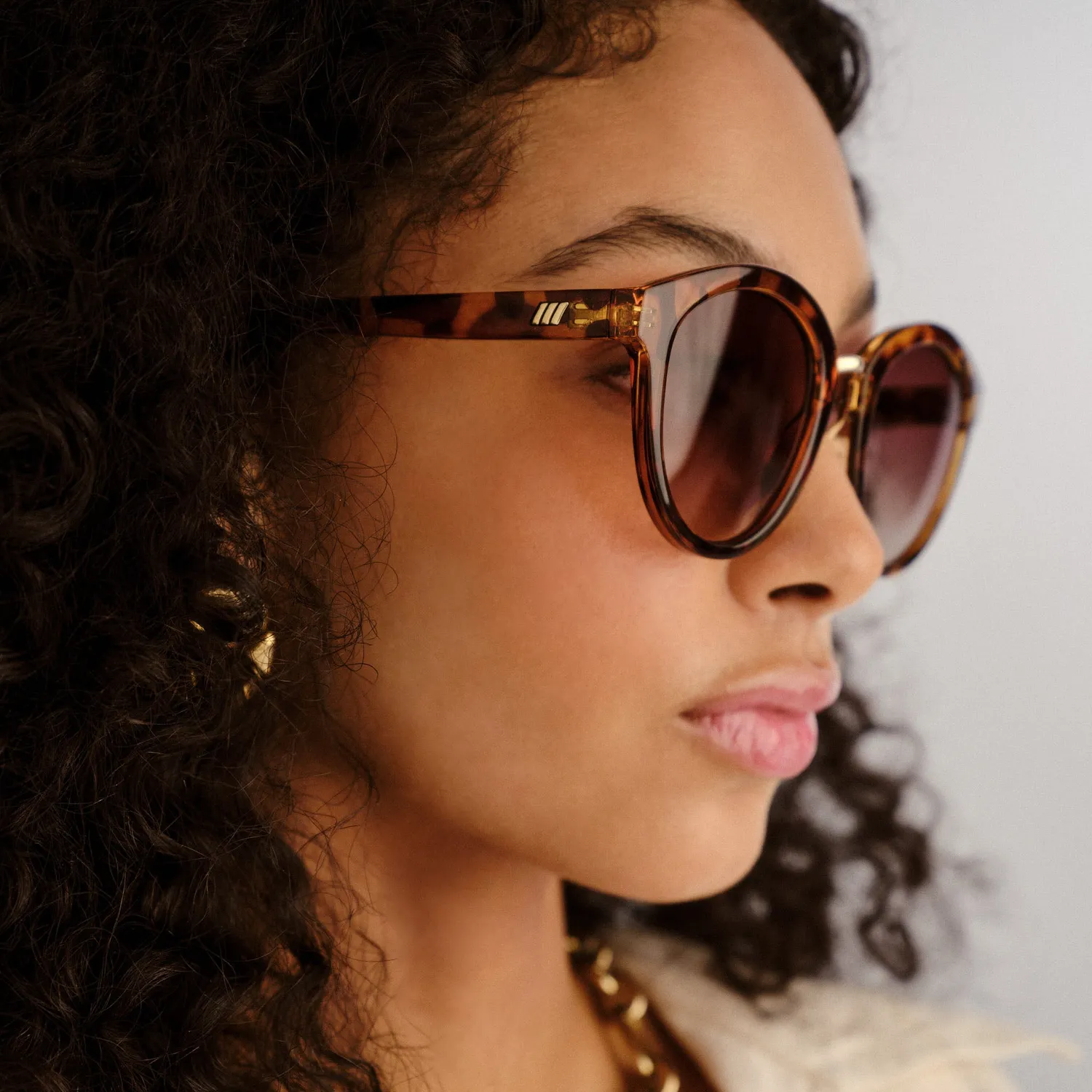 Le Specs Influx occhiale da sole Cola Tort marrone