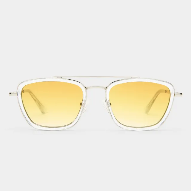 Le Specs Diametric occhiale da sole silver ochre