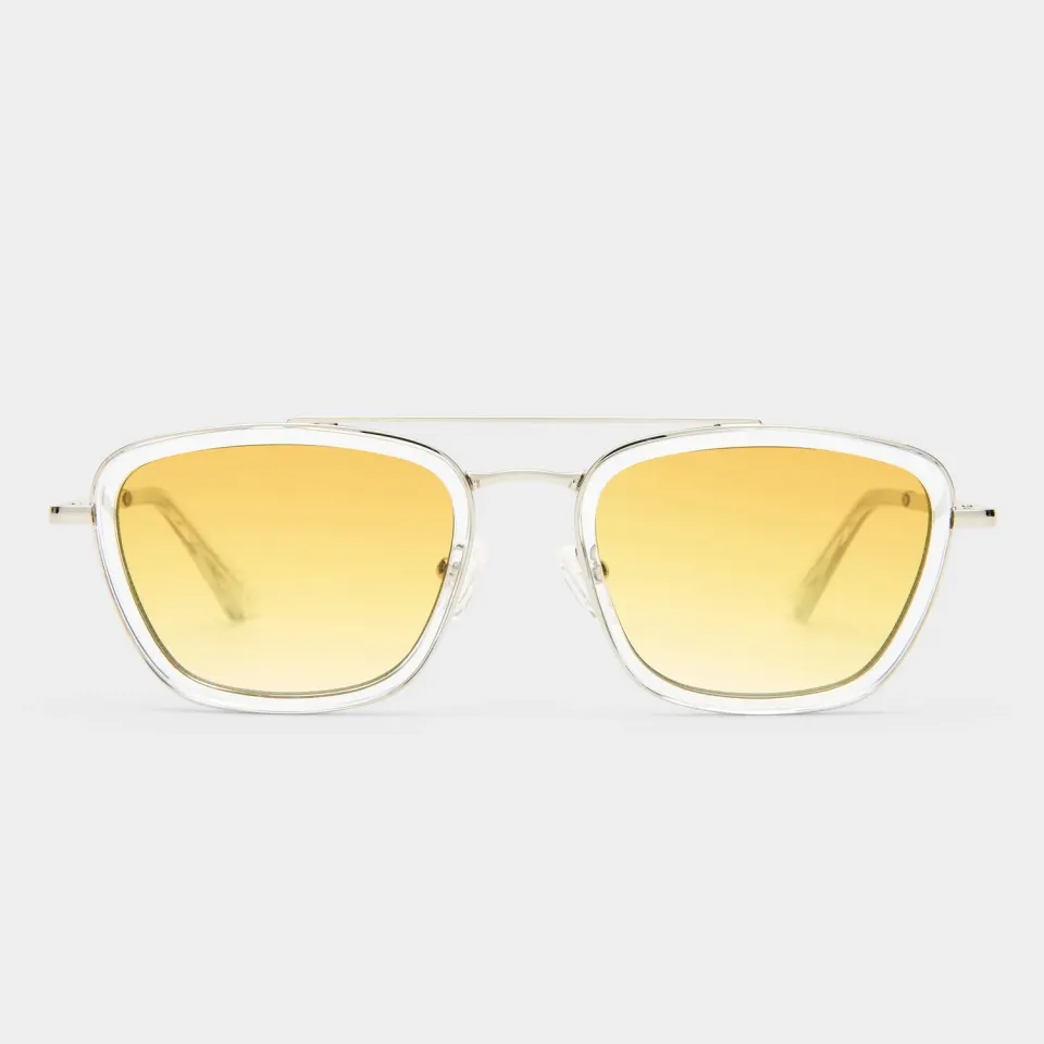 Le Specs Diametric occhiale da sole silver ochre