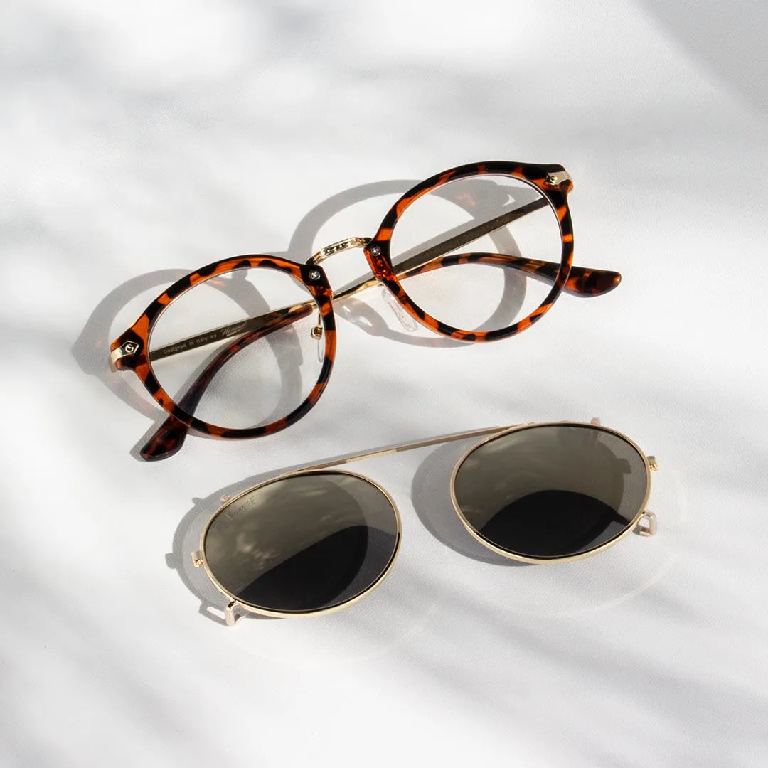 Hemmet Vintage Raider Clip S2 clip-on polarizzato oro