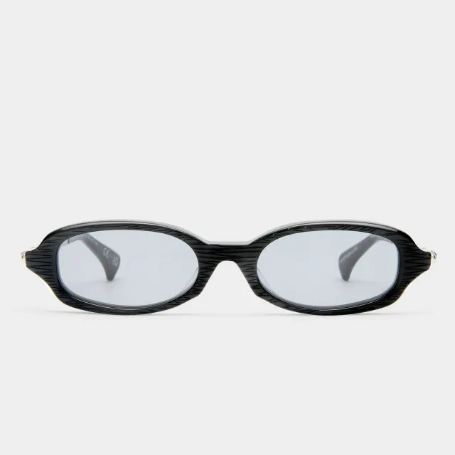 Le Specs Lichtblick occhiale da sole nero rettangolare smoke