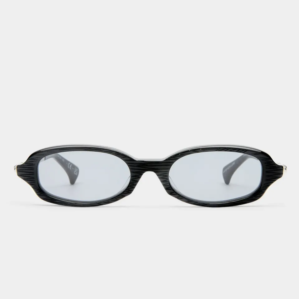 Le Specs Lichtblick occhiale da sole nero rettangolare smoke